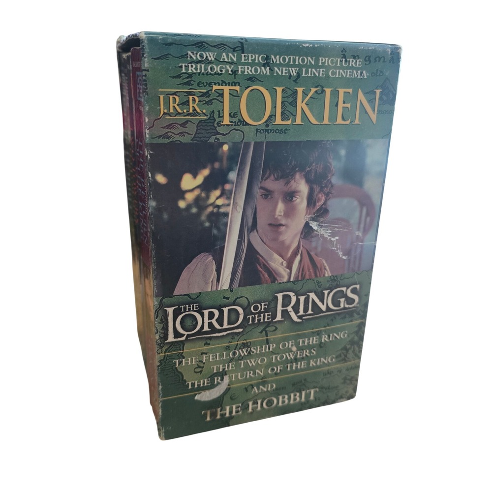 J.R.R. Tolkien Lord of the Rings & The Hobbit 4-Book Box Set Del Rey Paperback